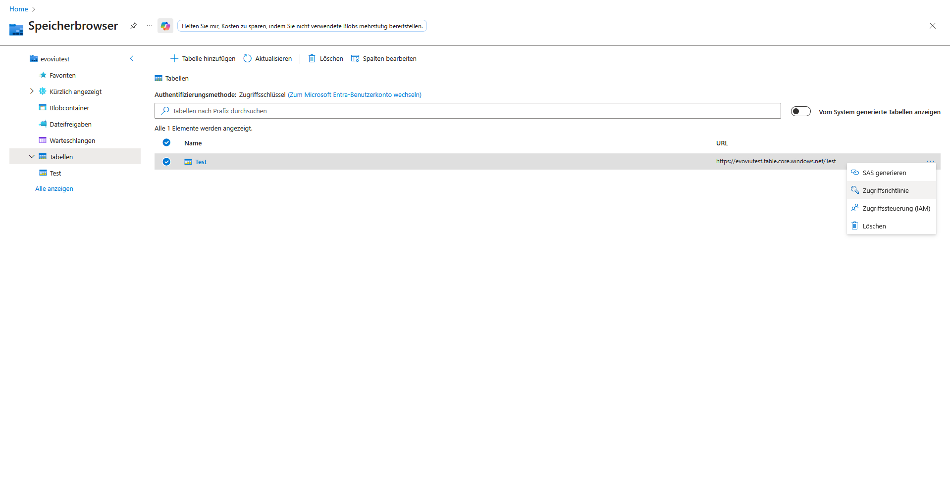 Tabellen Fenster mit Test Tabelle und geöffnenten Untermenu.png